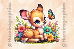 Deer|Printable Animal Sticker Product Image 2
