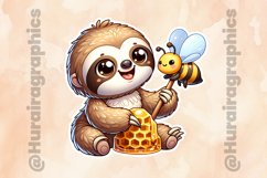 Sloth|Printable Animal Sticker Product Image 2