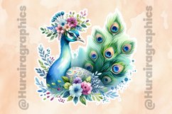 Peacock|Printable Animal Sticker Product Image 2