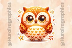 Owl|Printable Animal Sticker Product Image 2