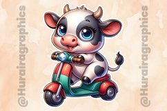 Cow|Printable Animal Sticker Product Image 2