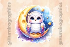 Owl|Printable Animal Sticker Product Image 2