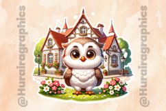 Owl|Printable Animal Sticker Product Image 2
