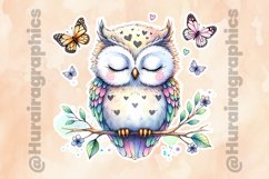 Owl|Printable Animal Sticker Product Image 2