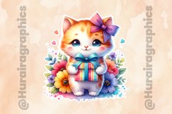 Cat|Printable Animal Sticker Product Image 2