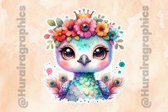 Peacock|Printable Animal Sticker Product Image 2