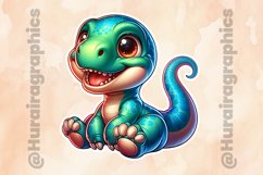 Dinasour|Printable Animal Sticker Product Image 2