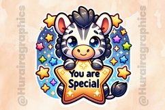 Zebra|Printable Animal Sticker Product Image 2