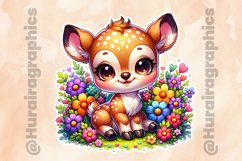 Deer|Printable Animal Sticker Product Image 2