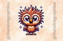 Owl|Printable Animal Sticker Product Image 2