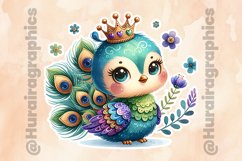Peacock|Printable Animal Sticker Product Image 2