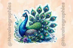 Peacock|Printable Animal Sticker Product Image 2