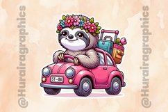 Sloth|Printable Animal Sticker Product Image 2