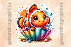 Clown fish|Printable Animal Sticker Product Image 2