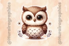 Owl|Printable Animal Sticker Product Image 2