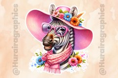Zebra|Printable Animal Sticker Product Image 2