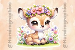 Deer|Printable Animal Sticker Product Image 2