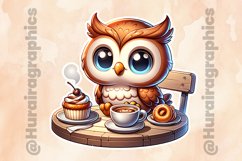 Owl|Printable Animal Sticker Product Image 2