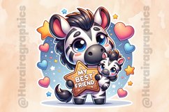 Zebra|Printable Animal Sticker Product Image 2