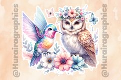 Owl|Printable Animal Sticker Product Image 2