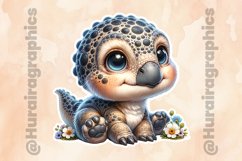 Dinasour|Printable Animal Sticker Product Image 2