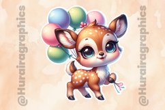 Deer|Printable Animal Sticker Product Image 2