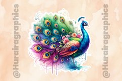 Peacock|Printable Animal Sticker Product Image 2