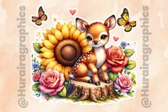 Deer|Printable Animal Sticker Product Image 2