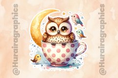 Owl|Printable Animal Sticker Product Image 2