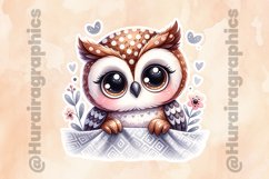 Owl|Printable Animal Sticker Product Image 2