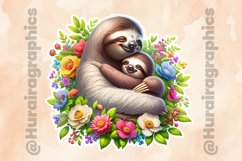Sloth|Printable Animal Sticker Product Image 2
