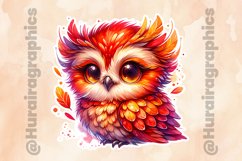 Owl|Printable Animal Sticker Product Image 2