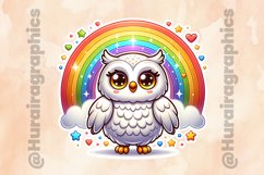 Owl|Printable Animal Sticker Product Image 2