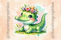 Crocodile|Printable Animal Sticker Product Image 2