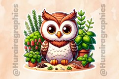 Owl|Printable Animal Sticker Product Image 2