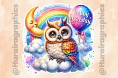 Owl|Printable Animal Sticker Product Image 2
