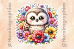 Owl|Printable Animal Sticker Product Image 2