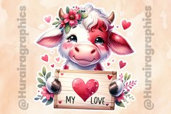 Cow|Printable Animal Sticker Product Image 2