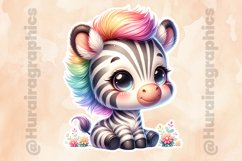 Zebra|Printable Animal Sticker Product Image 2