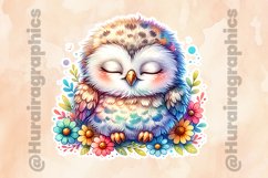 Owl|Printable Animal Sticker Product Image 2