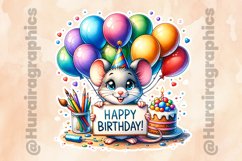 Mouse|Printable Animal Sticker Product Image 2