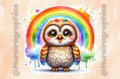 Owl|Printable Animal Sticker Product Image 2