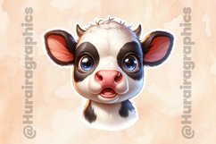 Cow|Printable Animal Sticker Product Image 2