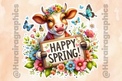 Cow|Printable Animal Sticker Product Image 2