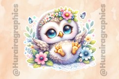 Owl|Printable Animal Sticker Product Image 2