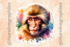 Monkey|Printable Animal Sticker Product Image 2