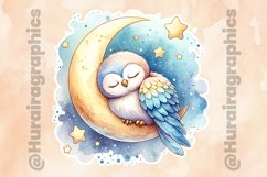 Owl|Printable Animal Sticker Product Image 2