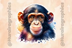 Monkey|Printable Animal Sticker Product Image 2
