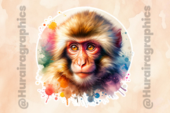 Monkey|Printable Animal Sticker Product Image 1