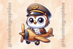 Owl|Printable Animal Sticker Product Image 2